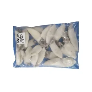 Frozen Squid Whole Cleaned 10/20 IQF